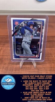 Cheap Sneaks Footwear/Sports Cards Baseball Card Pete Crow-Armstrong (RC) 2024 Bowman #85 Chicago Cubs