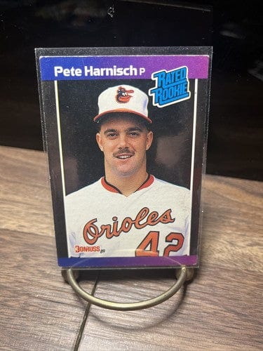 Cheap Sneaks Footwear/Sports Cards Baseball Card Pete Harnisch 1989 Donruss Rated Rookie #44 Orioles