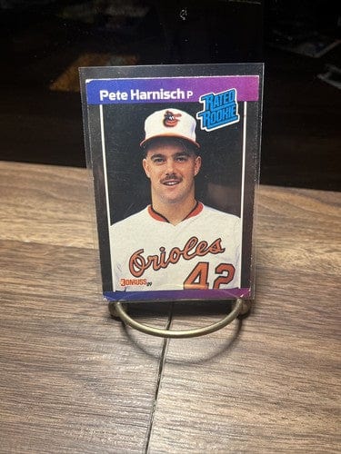 Cheap Sneaks Footwear/Sports Cards Baseball Card Pete Harnisch 1989 Donruss Rated Rookie #44 Orioles