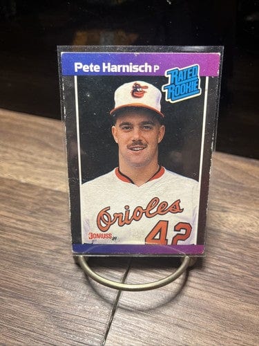 Cheap Sneaks Footwear/Sports Cards Baseball Card Pete Harnisch 1989 Donruss Rated Rookie #44 Orioles
