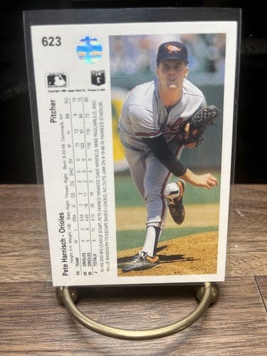 Cheap Sneaks Footwear/Sports Cards Baseball Card Pete Harnisch P 1990 Upper Deck  Baltimore Orioles Baseball Card # 623