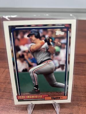 Cheap Sneaks Footwear/Sports Cards Baseball Card Pete Incaviglia 1992 Topps #679 Detroit Tigers
