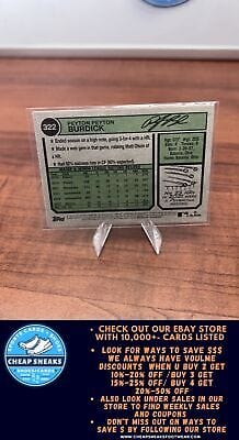 Cheap Sneaks Footwear/Sports Cards Baseball Card Peyton Burdick RC 2023 Topps Heritage #322 Miami Marlins