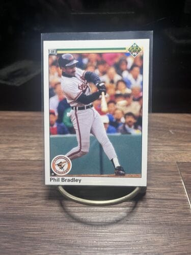 Cheap Sneaks Footwear/Sports Cards Baseball Card Phil Bradley OF Baltimore Orioles 1990 Upper Deck Card #194