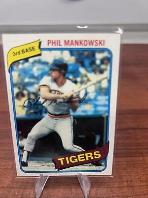 Cheap Sneaks Footwear/Sports Cards Baseball Card Phil Mankowski 1980 Topps #216 Detroit Tigers
