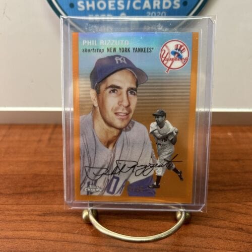 Cheap Sneaks Footwear/Sports Cards Baseball Card Phil Rizzuto  2023 Topps Chrome Platinum - Orange Refractor #06/25  NY