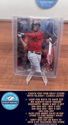Cheap Sneaks Footwear/Sports Cards Baseball Card Rafael Devers 2020 Topps Chrome Ben Baller Edition #93 Boston Red Sox