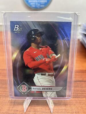 Cheap Sneaks Footwear/Sports Cards Baseball Card Rafael Devers 2022 Bowman Platinum #22 Boston Red Sox