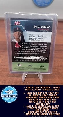 Cheap Sneaks Footwear/Sports Cards Baseball Card Rafael Devers 2022 Stadium Club #282 Boston Red Sox