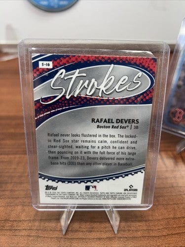 Cheap Sneaks Footwear/Sports Cards Baseball Card Rafael Devers 6 Car Lot Red Sox 2024 Topps Chrome Strokes/Base/Series1