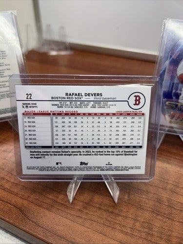 Cheap Sneaks Footwear/Sports Cards Baseball Card Rafael Devers 6 Car Lot Red Sox 2024 Topps Chrome Strokes/Base/Series1