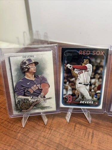 Cheap Sneaks Footwear/Sports Cards Baseball Card Rafael Devers 6 Car Lot Red Sox 2024 Topps Chrome Strokes/Base/Series1