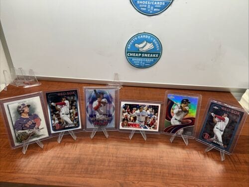 Cheap Sneaks Footwear/Sports Cards Baseball Card Rafael Devers 6 Car Lot Red Sox 2024 Topps Chrome Strokes/Base/Series1