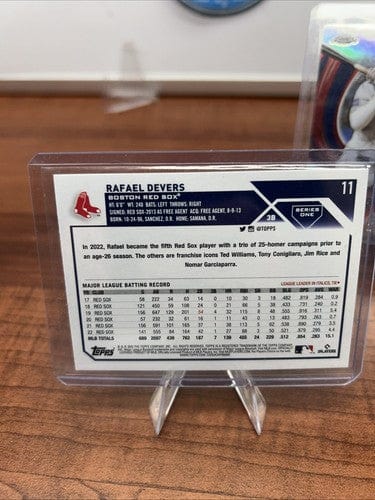Cheap Sneaks Footwear/Sports Cards Baseball Card Rafael Devers 6 Car Lot Red Sox 2024 Topps Chrome Strokes/Base/Series1
