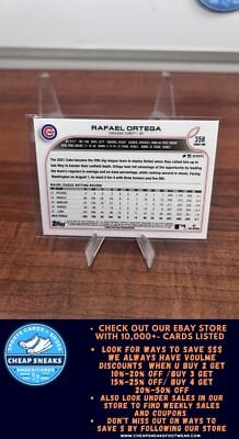 Cheap Sneaks Footwear/Sports Cards Baseball Card Rafael Ortega 2022 Topps #358 Chicago Cubs