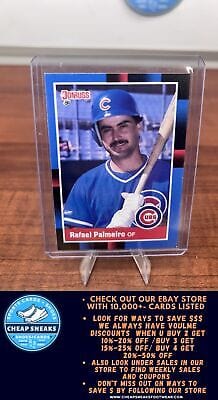 Cheap Sneaks Footwear/Sports Cards Baseball Card Rafael Palmeiro 1988 Donruss #324c Chicago Cubs
