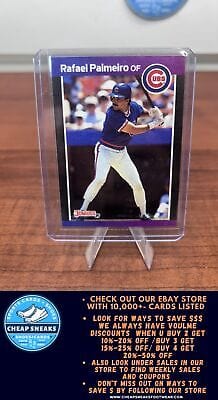 Cheap Sneaks Footwear/Sports Cards Baseball Card Rafael Palmeiro 1989 Donruss #49d Chicago Cubs