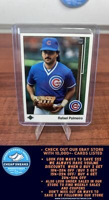 Cheap Sneaks Footwear/Sports Cards Baseball Card Rafael Palmeiro 1989 Upper Deck #235 Chicago Cubs