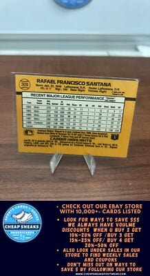 Cheap Sneaks Footwear/Sports Cards Baseball Card Rafael Santana 1989 Donruss #309 New York Yankees