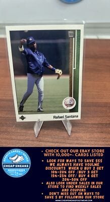 Cheap Sneaks Footwear/Sports Cards Baseball Card Rafael Santana 1989 Upper Deck #216 New York Yankees