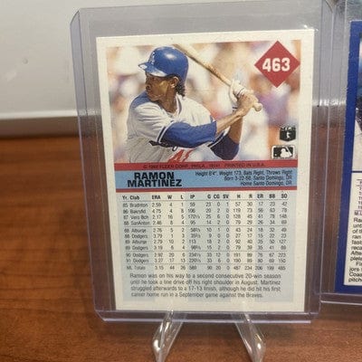 Cheap Sneaks Footwear/Sports Cards Baseball Card RAMON MARTINEZ 1990 SCORE #461  92 Fleer  Los Angeles Dodgers