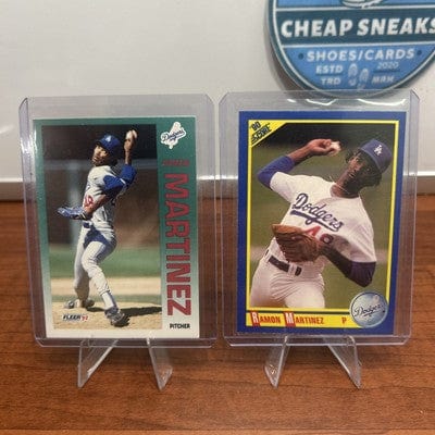 Cheap Sneaks Footwear/Sports Cards Baseball Card RAMON MARTINEZ 1990 SCORE #461  92 Fleer  Los Angeles Dodgers