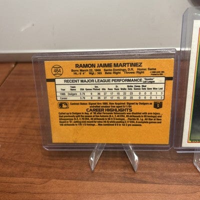 Cheap Sneaks Footwear/Sports Cards Baseball Card Ramon Martinez (RC) 1989 Donruss  Rookie Card #464 Los Angeles Dodgers