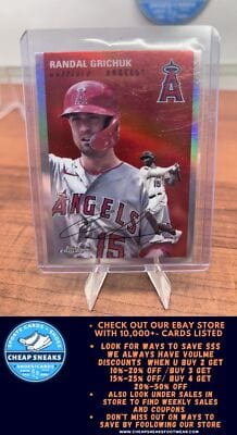 Cheap Sneaks Footwear/Sports Cards Baseball Card Randal Grichuk 2023 Topps Chrome Platinum Anniversary Refractor #245