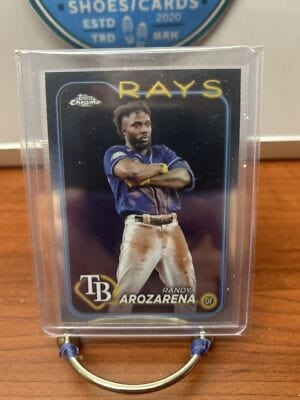 Cheap Sneaks Footwear/Sports Cards Baseball Card Randy Arozarena 2024 Topps Chrome #153 Tampa Bay Rays