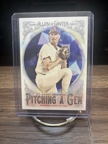 Cheap Sneaks Footwear/Sports Cards Baseball Card Randy Johnson 2022 Topps Allen & Ginter Pitching a Gem Insert Card #PA