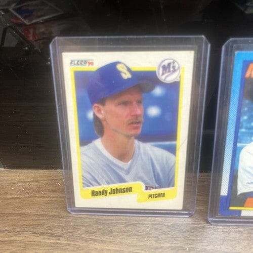 Cheap Sneaks Footwear/Sports Cards Baseball Card Randy Johnson Seattle Mariners HOF 3Card Lot 1990 Topps,Fleer,Donruss