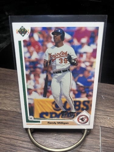 Cheap Sneaks Footwear/Sports Cards Baseball Card Randy Milligan Baltimore Orioles 1991 Upper Deck Card #548
