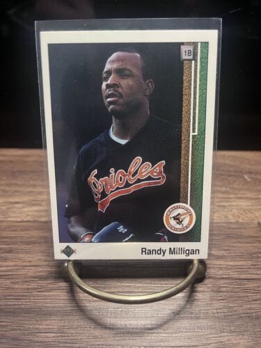 Cheap Sneaks Footwear/Sports Cards Baseball Card Randy Milligan*RC* Baltimore Orioles 1B 1989 Upper Deck Card #740