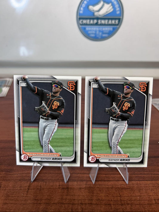Cheap Sneaks Footwear/Sports Cards Baseball Card Rayner Arias 2024 Bowman Prospects #BP-127 San Francisco Giants