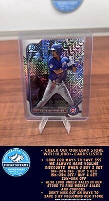 Cheap Sneaks Footwear/Sports Cards Baseball Card Reginald Preciado 2022 Bowman Chrome Prospects Mojo Refractor #BCP-44