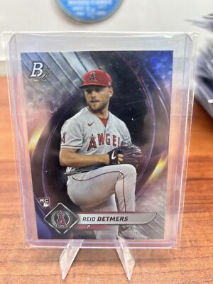 Cheap Sneaks Footwear/Sports Cards Baseball Card Reid Detmers RC 2022 Bowman Platinum Ice Foilboard #33 Angels
