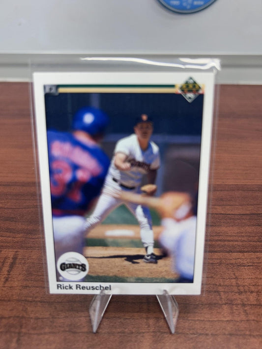 Cheap Sneaks Footwear/Sports Cards Baseball Card Rick Reuschel 1990 Upper Deck #696 San Francisco Giants