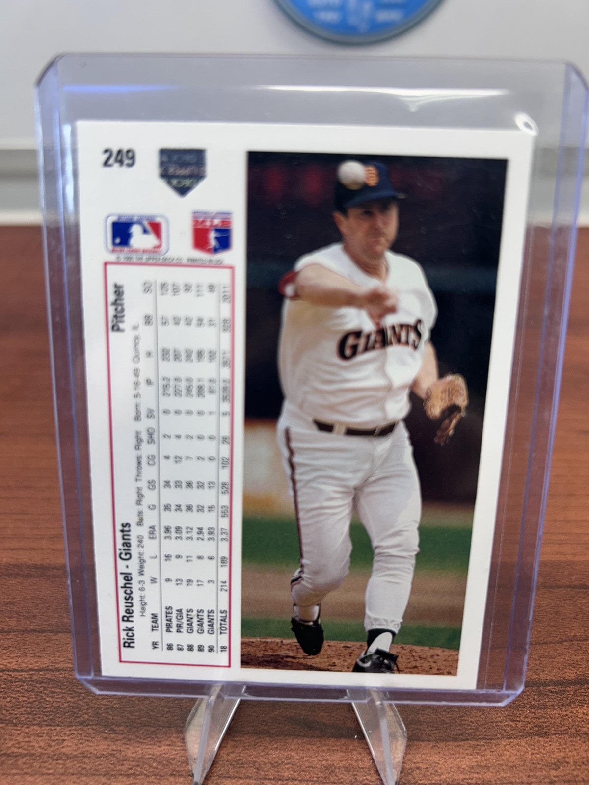 Cheap Sneaks Footwear/Sports Cards Baseball Card Rick Reuschel 1991 Upper Deck #249 San Francisco Giants