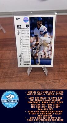 Cheap Sneaks Footwear/Sports Cards Baseball Card Rick Sutcliffe 1990 Upper Deck #109b Chicago Cubs