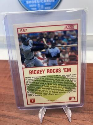 Cheap Sneaks Footwear/Sports Cards Baseball Card Rickey Henderson 1989 Score #657 New York Yankees