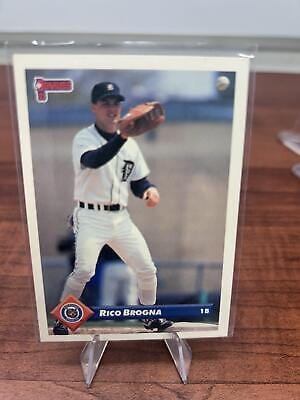 Cheap Sneaks Footwear/Sports Cards Baseball Card Rico Brogna 1993 Donruss #41 Detroit Tigers