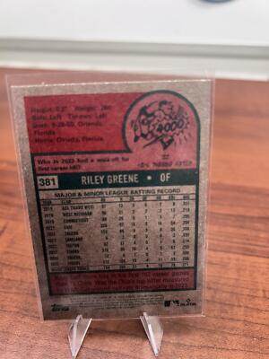 Cheap Sneaks Footwear/Sports Cards Baseball Card Riley Greene 2024 Topps Heritage #381 Detroit Tigers