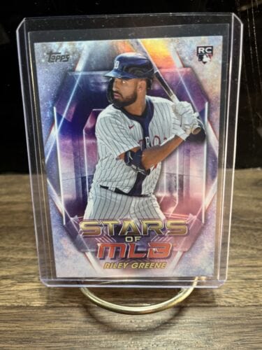 Cheap Sneaks Footwear/Sports Cards Baseball Card Riley Greene Rookie Card Stars of MLB 2023 Topps Series 1 Tigers