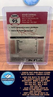 Cheap Sneaks Footwear/Sports Cards Baseball Card Roansy Contreras RC 2022 Topps Chrome Platinum Anniversary #95 Pirates
