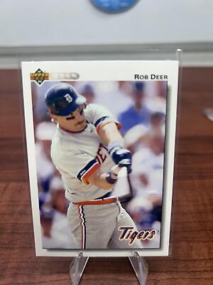Cheap Sneaks Footwear/Sports Cards Baseball Card Rob Deer 1992 Upper Deck #294 Detroit Tigers