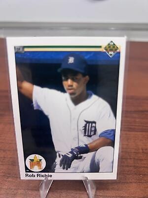Cheap Sneaks Footwear/Sports Cards Baseball Card Rob Richie RC 1990 Upper Deck #76 Detroit Tigers