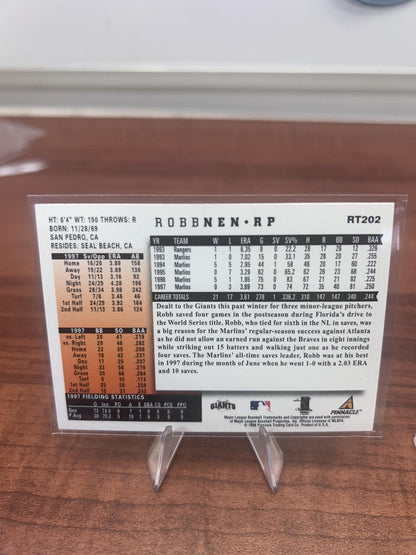 Cheap Sneaks Footwear/Sports Cards Baseball Card Robb Nen 1998 Score Rookie & Traded #RT202 San Francisco Giants