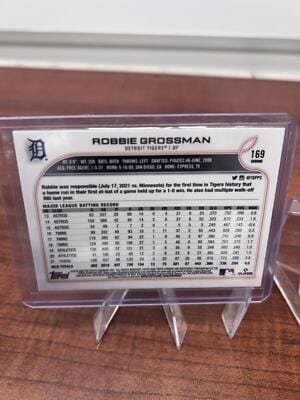 Cheap Sneaks Footwear/Sports Cards Baseball Card Robbie Grossman 2022 Topps Chrome #169 Detroit Tigers