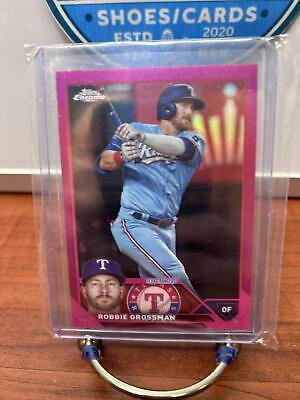 Cheap Sneaks Footwear/Sports Cards Baseball Card Robbie Grossman 2023 Topps Chrome Update Magenta #USC207 Rangers /399