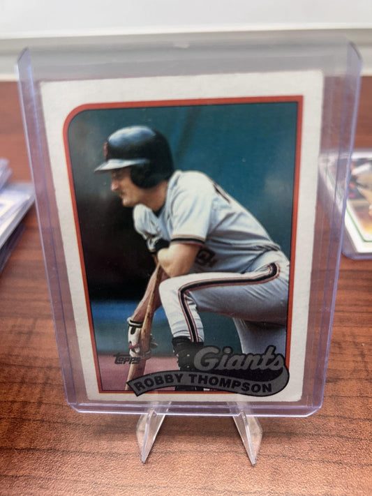 Cheap Sneaks Footwear/Sports Cards Baseball Card Robby Thompson 1989 Topps #15 San Francisco Giants